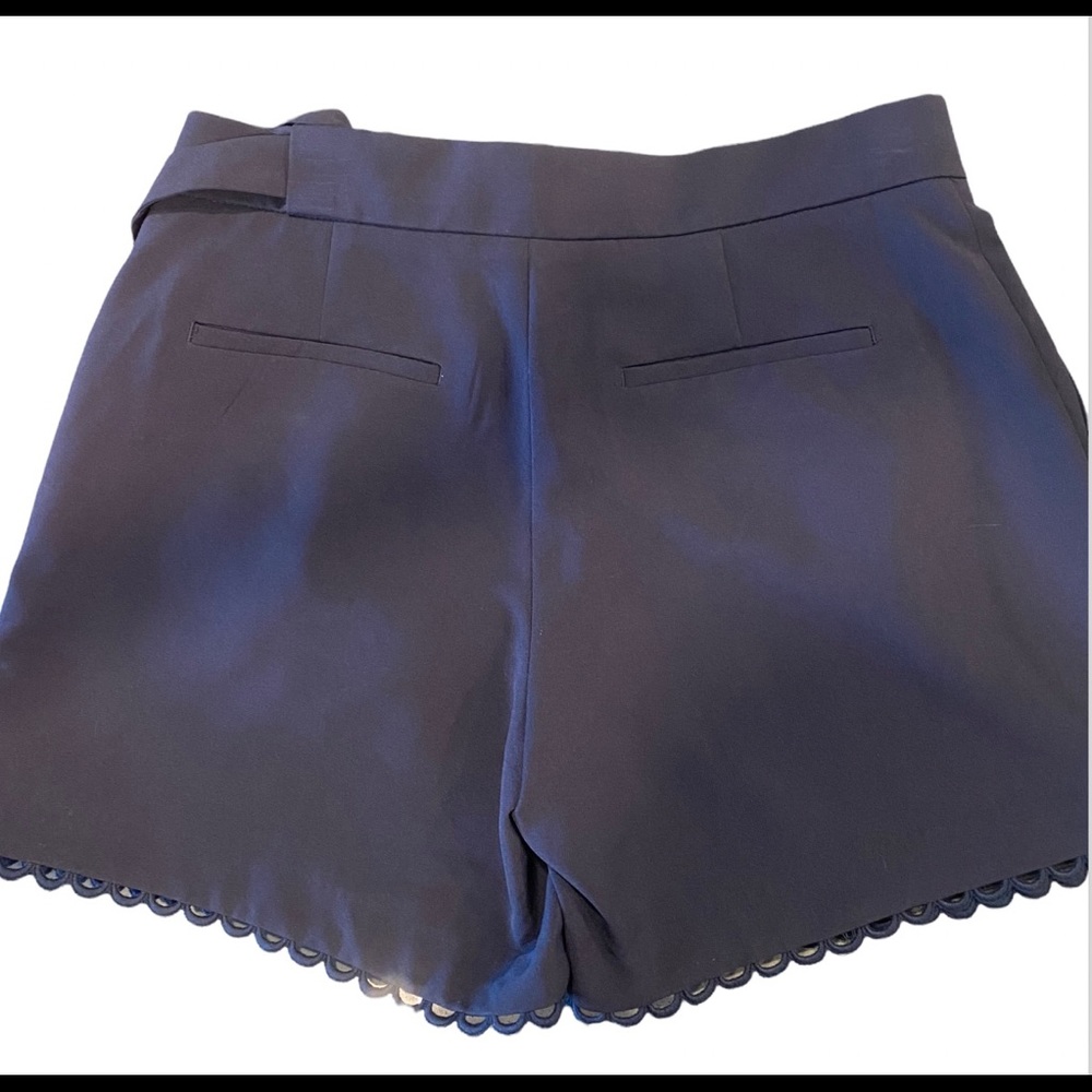 NWT Side zipper, side sash tide, pleaded, two back pockets, navy blue. - Picture 2 of 5